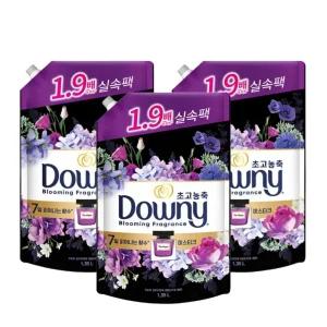 다우니 초고농축 섬유유연제 미스티크 리필 1.35L 3개