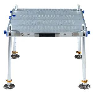 휴대용 낚시 좌대 접이식 접지 초경량 민물 합금 발판 낚시좌대 - 800x700mm 높이0.9m