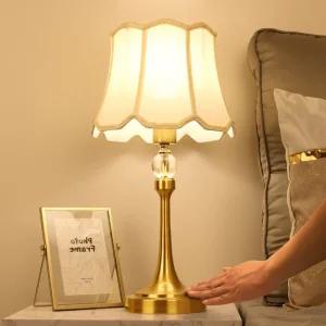 침실 스탠드 조명 고급 거실 안방 독서등 터치 무드등 스탠드 조명 (백색 조명+버튼 스위치)