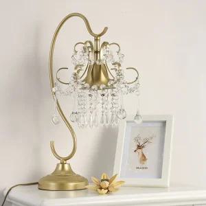 럭셔리 무드등 침대 옆 조명등 취침등 테이블 램프 스탠드 조명 +노란 전구