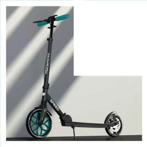 접이식 킥보드 전기 학생 성인 휴대용 전동 스쿠터 다크블루 - 풋브레이크+200MM빅휠