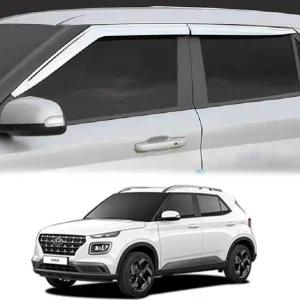 베뉴 윈도우바이저 크롬 썬바이저 윈도우몰딩 자동차썬바이저 윈도우바이저 자동차윈도우바이저