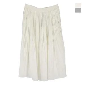 [원더플레이스][더블유스탠다드(W STANDARD)] 분위기있는 플리츠 롱 스커트