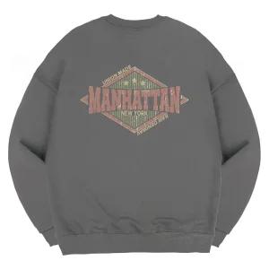 엘런아시 맨해튼 오버핏 맨투맨