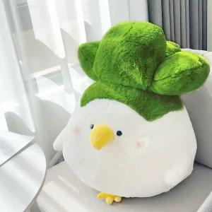 삐약추 인형 병아리 배추 모양 애착인형 귀여운 동물 봉제완구