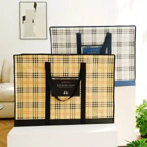 포포팬시 런던브릿지 초대형 타포린백 쇼퍼백 대용량 이불가방 리유저블백 750x540x220mm