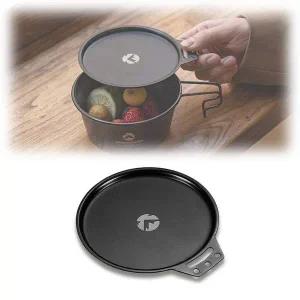 캠핑 시에라컵 뚜껑 티타늄 플레이트 등산컵 머그잔 손잡이컵