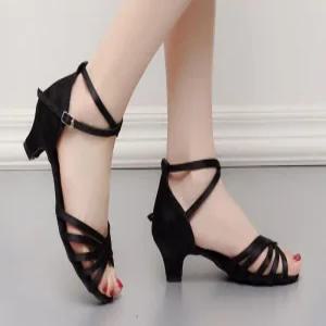 스포츠 여성 라인 재즈 재즈화 라틴댄스화 구두 댄스신발 댄스화