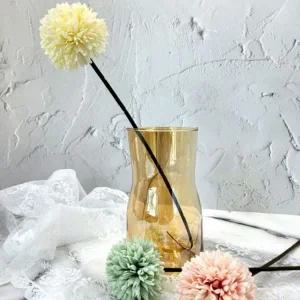 인테리어 오브제 오로라 유리 화병 브라운