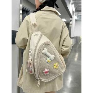 이타백 슬링백 덕질 데코용 가방 투명가방 크로스백 굿즈 보관 숲 소녀 투명 레이어