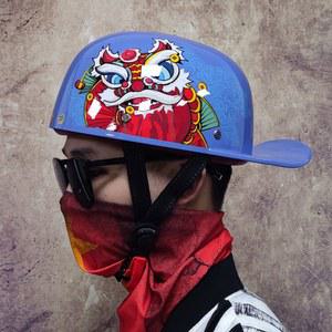 스냅백 헬멧 오토바이 바이크 반모 경량 스쿠터 자전거