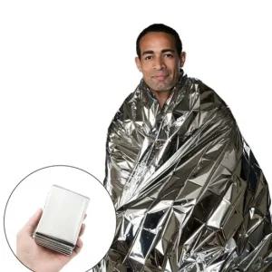 등산블랭킷 실버 온도유지 휴대용 낚시 캠핑담요 은박 재난대비 비상용망치 재난대비용품