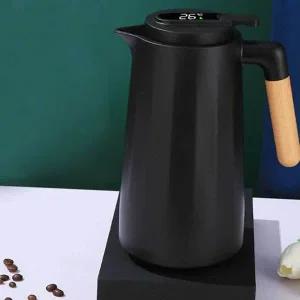 보온 주전자 보냉주전자 이중유리.온도표시 테이블팟