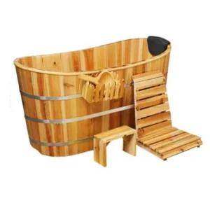 목욕통 반신욕기 나홀로 사우나 나무 전신 가열 항온
