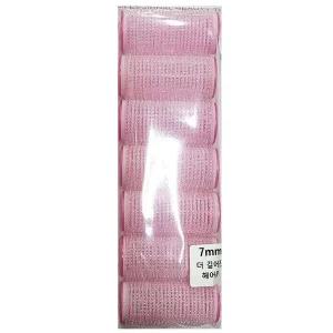 [하프클럽/]7mm 더 길어져서 고정력 업 헤어롤 구르프 대 핑크