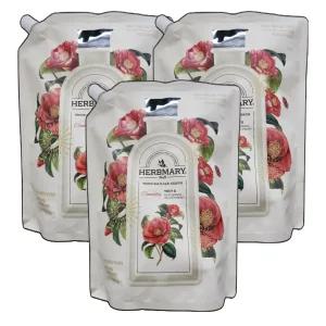 허브마리 섬유유연제 카멜리아힐 리필 1.6L x 3개