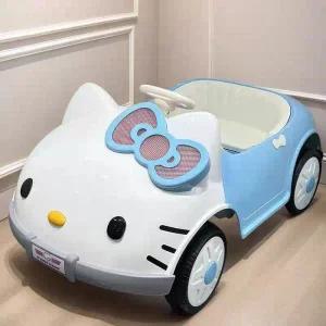 키티 전동차 핑크 블루 자동차 선물 전동카 공원