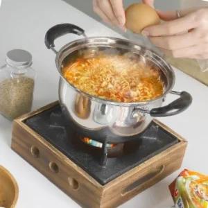 글샵 스텐냄비 단품 소형냄비 자취생냄비 캠핑냄비