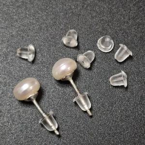 DIY 귀걸이 투명 뒷마개 50p 귀걸이고정 귀걸이마개 뒷마개 뒷장식 고무뒷침 투명실리콘
