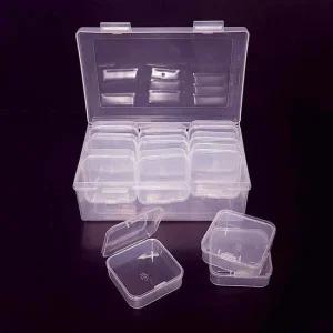 12칸 아크릴 비즈케이스 주얼리 소품 귀걸이 수납함