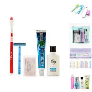 5p 여행용 세면 도구 보급형/세트/칫솔/양치/치약/휴대용/키트/치솔/여행/샤워/용품/세안/헬스장/샴퓨/셋트