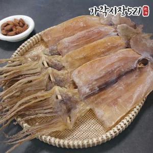 햇살 담은 동해안 건조 오징어 10미 500g내외 마른안주 말린오징어