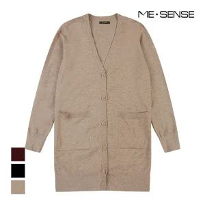 [미센스] V넥 중기장 캐시가디건_MB3YKCM302Z
