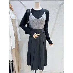 [갤러리아] [LAP]꽈배기뷔스티에 니트세트 (AR7XW464)