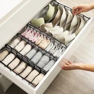 메쉬 속옷정리함 3종세트 서랍칸막이