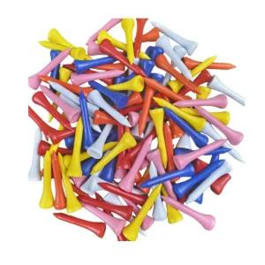 (원모어) 골프숏티 파3 플라스틱숏티 42MM 100개 필드 플라스틱티꽂이 티샷