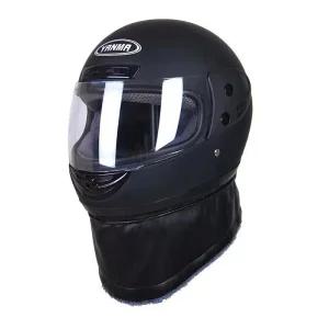 오토바이 겨울 헬멧 클래식 방한용 따뜻한 스쿠터 하프 렌즈 여성 페이스 자동차 풀 라이딩