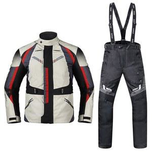 제네릭 모터사이클 재킷 겨울 방한 모터사이클 팬츠 모토 재킷 수트 방수 투어링 의류 세트