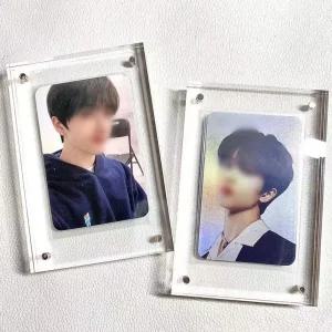 투명 포카 액자 아크릴 포토 카드 사진 스탠드거치 포카액자
