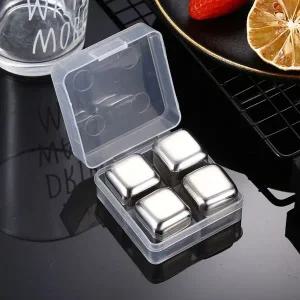 아이스 큐브 사각 얼음통 인벤토르 4p 스텐아이스볼