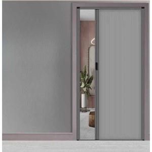 화이트 아파트 차광 메시 폴딩 슬라이딩 중문도어 무타공 자바라