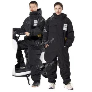 배달라이더 방한복 작업복 우주복 사이클링 라이딩 겨울 윈드브레이커 전기 일체형 오토바이