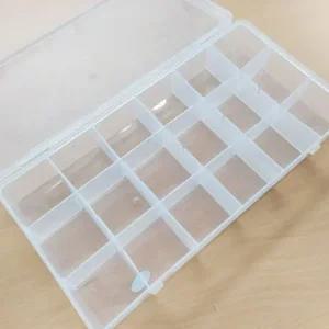액세서리 정리함 공예 비즈 수납통 18구 칸막이 분리함 효율적인 수납 솔루션 유용한 정리