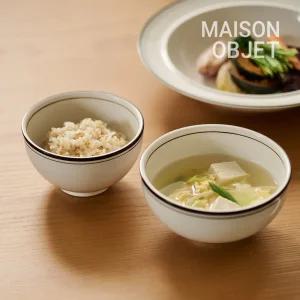 윤도자기 코지 공기대접 세트