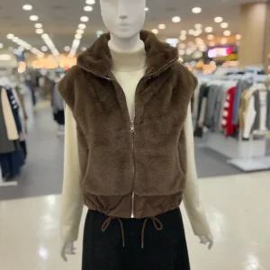 [숲]레브르 리버시블 페이크퍼 카라 조끼 OBADBT1