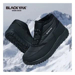 블랙야크 패딩방한화 겨울 보온 기모 패딩신발 남성 791218