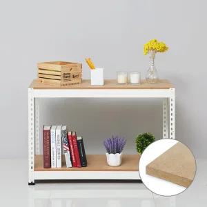 뉴파워랙 철제선반 무볼트 조립식앵글 베란다 경량랙 베란다선반 2단 MDF