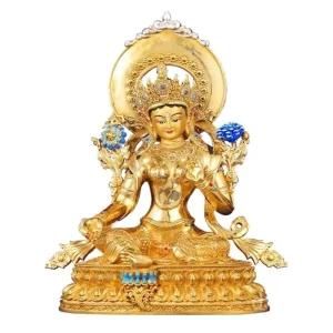 황동 부처님 구리 불상 골동품 조각상 미니 금강살타 네팔