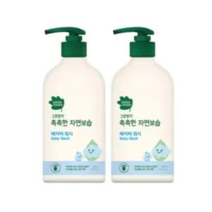 그린핑거 유아 보습 바스 바디워시 대용량 500ml 2개