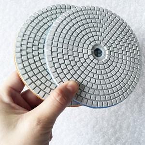 다이아몬드 송진 연마 패드 습식 연삭 디스크, 화강암 대리석 석재 세라믹 타일, 5 인치, 125mm, 1 개