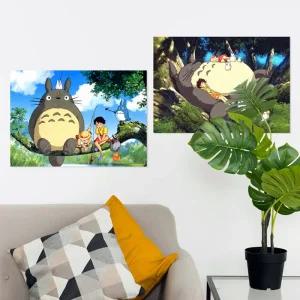 토토로 펠트 패브릭포스터 A1 A2 A3 A4 size