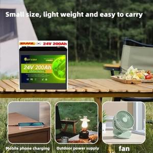 32700 LiFePO4 배터리 호환용 24V BMS 충전식 리튬 팩 캠핑카 태양광 시스템 용 저장용