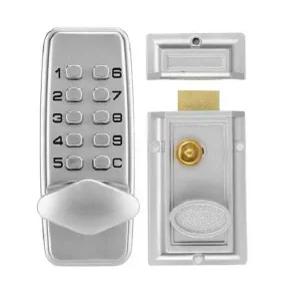 야외 대문 도어락 기계식 철문 전원주택 문설치 보안 창고 주택 번호 도어 비밀번호 무전원