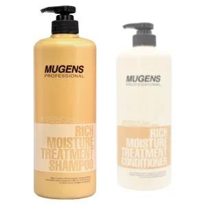뮤겐스 리치 모이스쳐 트리트먼트 산성 샴푸 1000ml/산성샴푸