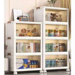 접이식 서랍장 사물함 다용도 투명 이동식 수납 달린 바퀴달린