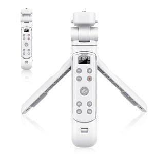 충전식 무선 셔터 릴리스가 있는 소니 카메라 삼각대용 AODELAN, ZV-1F, ZV-1, A7C, A7III, A7R IV, A6100, A6400, A6700, FX30, A9 II, DSC-RX0 II(화이트)용 슈팅 그립 리모컨 핸들